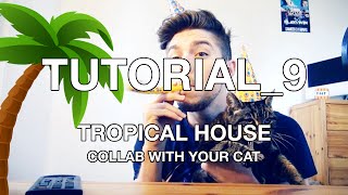 TROPICAL HOUSE TUTORIAL Collab With My Cat [upl. by Nosyerg982]