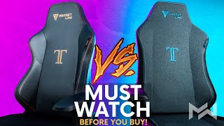 Secretlab SoftWeave VS PU Leather  REAL LIFE Comparisons [upl. by Susette]