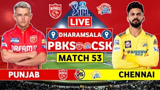 IPL 2024 Live Punjab Kings v Chennai Super Kings Live Scores  PBKS vs CSK Live Scores amp Commentary [upl. by Evars]