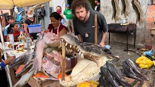 El mercado más EXTRAÑO que he visitado  Amazonas Belén Perú [upl. by Wsan]