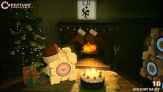 Aperture Science website christmas 2010 video without bot [upl. by Meggi273]