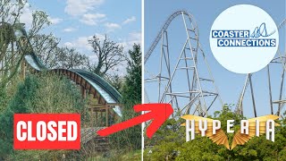 What Was There BEFORE Hyperia LOGGERS LEAP at Thorpe Park [upl. by Milson]