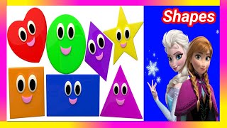 shapes name with pictures  shapes identification with pictures  shapes video [upl. by Goldfinch]