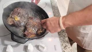 How To Make Pan Seared ButterBasted Steak [upl. by Bolger]