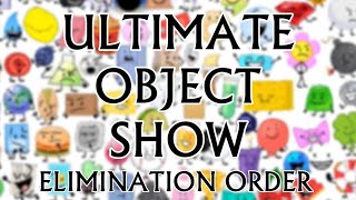 Ultimate Object Show  Hypothetical Elimination Order 3K Sub Special [upl. by Karrie391]