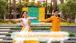 Haldi Dance  Bride and Groom Dance  Haldi Ceremony  RMoves Wedding [upl. by Lengel240]