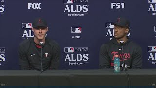 Max Kepler says clubhouse is in a good place heading into Game 2 [upl. by Lorusso]