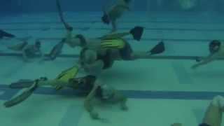 Underwater GoPro footage of the Chicago Underwater Hockey Club [upl. by Haukom11]