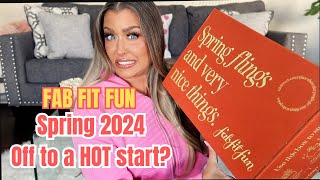 FAB FIT FUN SPRING 2024 BOX  FAB FIT FUN FUN OR FLOP  HOTMESS MOMMA MD [upl. by Kire]