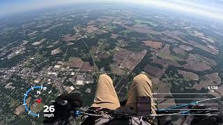 Climbing though 6000 feet on my Iris Paramotor [upl. by Babby]