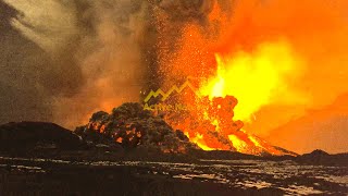 Vulcano Etna in Eruzione Violento parossismo dal Sudest 10 febbraio 2022 [upl. by Solitta628]