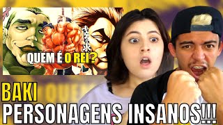 REACT  TOP 10 MAIS FORTES DO VERSO DE BAKI  mangá atualizado   SociedadeZ [upl. by Osterhus451]