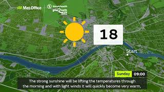 Simplyhealth Great North 10k 2018  Met Office Weather Forecast  Great Run [upl. by Trebron]