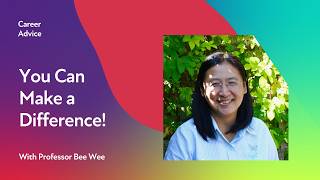 No matter what you can make a difference  Professor Bee Wee CBE [upl. by Garratt]