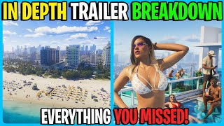 DETAILED GTA 6 TRAILER BREAKDOWN amp LOCATIONS Everything You Missed [upl. by Stern435]