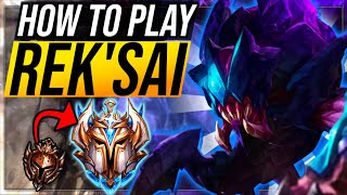 ULTIMATE Beginner Guide to RekSai Season 11  Combo Tunnel Guide Best Clear [upl. by Llekcir]