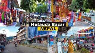 Hetauda Bazar Nepal 4K🇳🇵 City Main Street Tour  Virtual Walking Tour Makwanpur 2022 [upl. by Felten800]