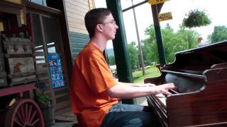 Adam Swanson 7AT A GEORGIA CAMP MEETING Central PA Ragtime FestivalEBT June 19 2011 [upl. by Airekahs]