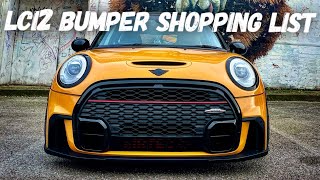 What you need to purchase to upgrade your pre LCI to an LCI 2 JCW F56 bumper Mini [upl. by Oby]