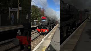 The ￼Mancunian with Black 5 44871 at Tame Bridge Parkway 28924 steamlocomotive [upl. by Gnos952]