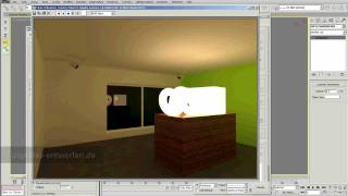 Use objects as lights in 3ds max MentalRay iRay [upl. by Aelc]