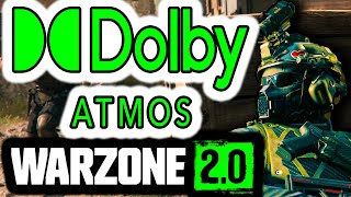 I HEAR Everything DOLBY ATMOS in Warzone 2 Call of duty BEST audio settings [upl. by Enahs]