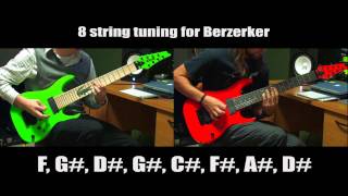 After The Burial quotBerzerkerquot Intro Play Along video [upl. by Yecies]