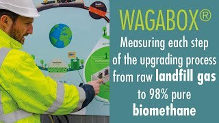 Wagabox 1 measuring biogaslandfill gas composition from the inlet to the outlet [upl. by Okoyk918]