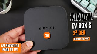 Xiaomi TV BOX S 2ª GEN de 2023 📺 Así es el mejor TV BOX BARATO  REVIEW [upl. by Rodgers724]