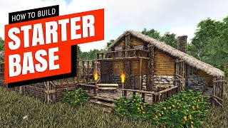 Ark How To Build A Starter Base [upl. by Jasmina]