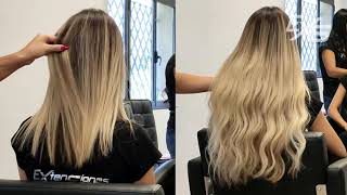 Cómo colocar las extensiones de clip Trucos y consejos profesionales💇‍♀️💆‍♀️ Extensiones Sur [upl. by Harriet]