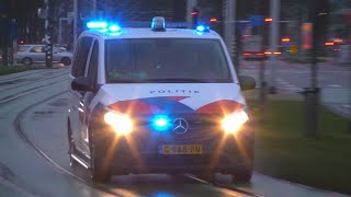 Draaipitjes Nieuwe MercedesBenz Vito Politie Delft en Ambulances met spoed in Delft [upl. by Koball411]