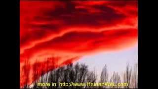 Blood cloud over Issyk Kul lake in Kyrgyzstan Кровавое облако над озером ИссыкКуль [upl. by Rehpotsirh]