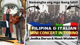 Busking Turned Into A Mini Concert Part 1  Jenika Duran amp Noah Waldorf [upl. by Terryn]