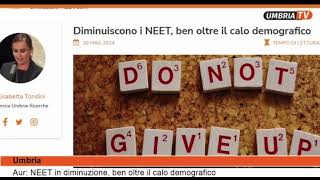 AUR  Diminuiscono i NEET ben oltre il calo demografico Umbria TV  300524 [upl. by Rik]