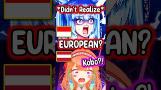 Kobo Didnt Realize Kiara Is European hololive hololiveenglish vtuber [upl. by Clemmie]