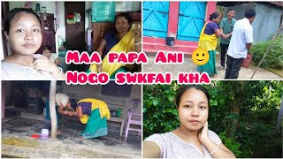 Bwkha Swrang kha Ani maa papa Ani Nogo  Ang by malaina Swk faikha Kudukma olo🧿🥰 [upl. by Bartlet]