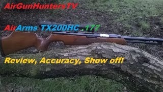 REVIEW AIR ARMS  TX200HC 177 [upl. by Ayhtak608]