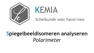 Spiegelbeeldisomeren analyseren Polarimeter [upl. by Bock]