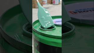 making opaline green  pu enamel paint satisfying ytshorts [upl. by Mattox]