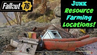 Fallout 76 Junk Resource Farming Locations [upl. by Pease]