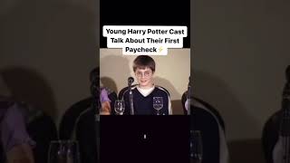 Harry Potter Cast Reveals Their First Paycheck Plans harrypotter laborday money paid finance [upl. by Oilasor]