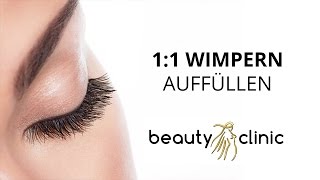 11 Wimpern auffüllen  Beauty Clinic Berlin [upl. by Elden]