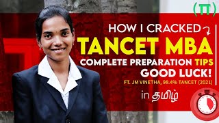 HOW I Cracked TANCET MBA with 984  Detailed Syllabus  TANCET MBA 2023 Preparation Tips in TAMIL [upl. by Allayne]