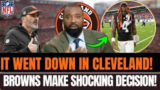 BREAKING NEWS YOU WON’T BELIEVE IT BROWNS JUST MADE THE CALL CLEVELAND BROWNS NEWS [upl. by Anayet]