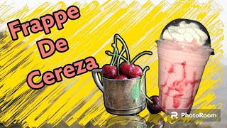 Cómo preparar frappe de Cereza 🍒 [upl. by Jacquetta576]