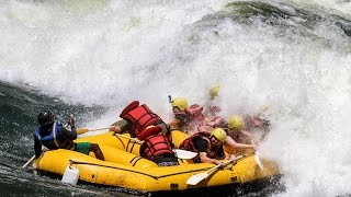 EPIC White Water Rafting Adventure on the Zambezi River in Zambia [upl. by Dnarb365]