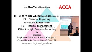 ACCA F7 Financial Reporting Chapter 18 Consolidation of Financial Statements [upl. by Yaeger]