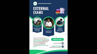 External Exam Preparation by BBA  IGCSE IB Edexcel and Cambridge Prep [upl. by Atenahs]