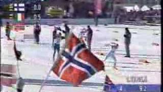 4x10 km stafett  Herrer  Lillehammer OL  22 februar 1994 [upl. by Siurad]